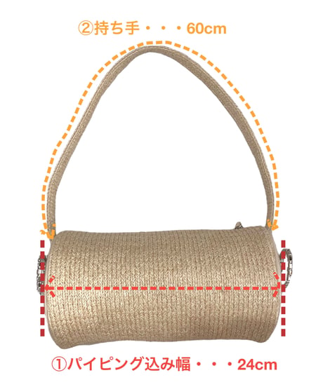 Bijou Ribbon Round Bag / ビジューリボンラウンドバッグ