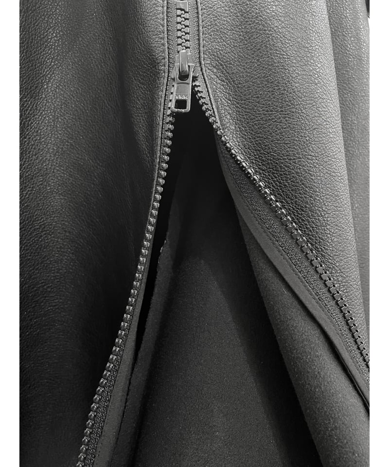 ジップオープンフェイクレザースカート / Zip Open FakeLeather ジップオープンフェイクレザースカート / Zip Open FakeLeather