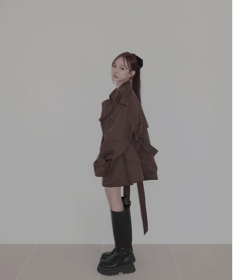 2Wayバルーントレンチコート / 2Way Balloon Trench Coat | FI