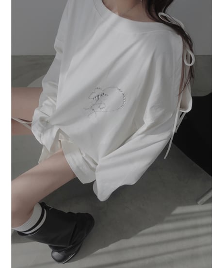 ビジューロングスリーブT / Bijou Long Sleeve T
