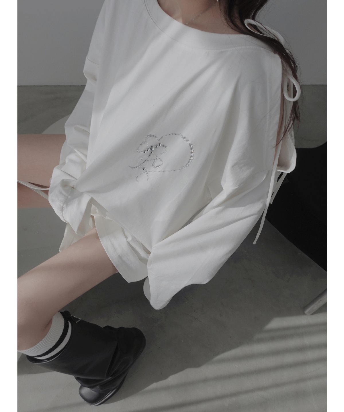 ビジューロングスリーブT / Bijou Long Sleeve T | FICTION TO ビジューロングスリーブT / Bijou Long Sleeve T | FICTION TO