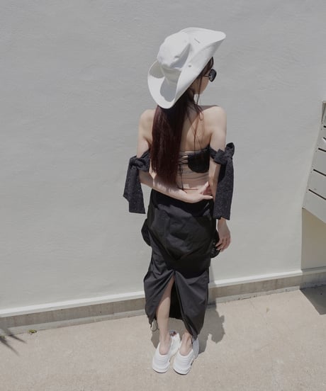 コットンレースリボントップ /　Cotton Race Ribbon Top