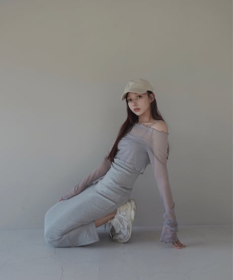 【Basic Collection】シアークロップドトップ-Short- /Sheer Cropped Top