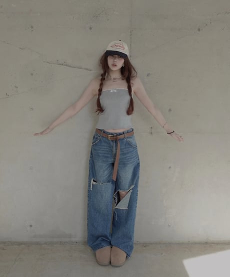 ポイントレースベアトップ/Point Lace Bandeau Top