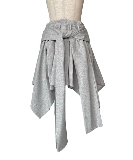 【Sweat Gray】ランダムスカート / Random Skirt