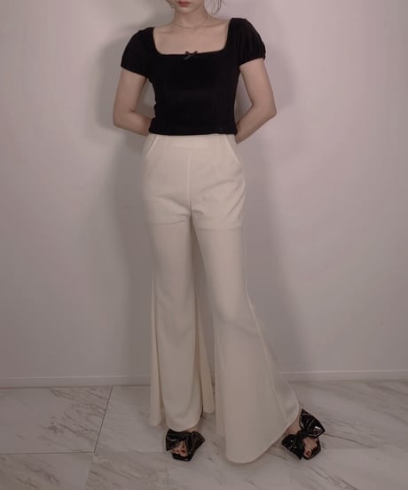 スクエアネックトップス　Square Neck Tops