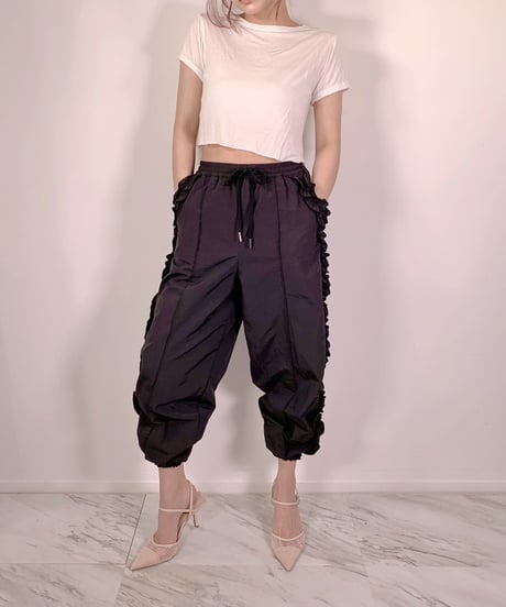 Raffled Jogger Pants ジョガーパンツ