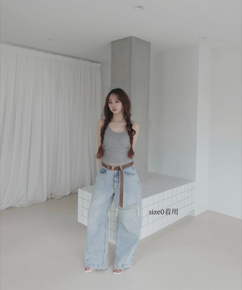 LightBlue】バレルデニム / BarrelLeg Denim | FICTION T