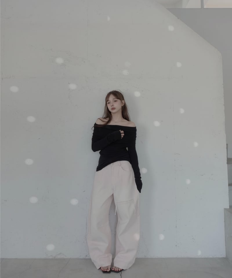 Basic Collection】2wayオフショルダーチュニック / 2way Off-S