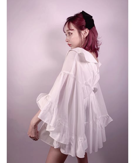 Lace-up Tunic One-Piece レースアップチュニックワンピース