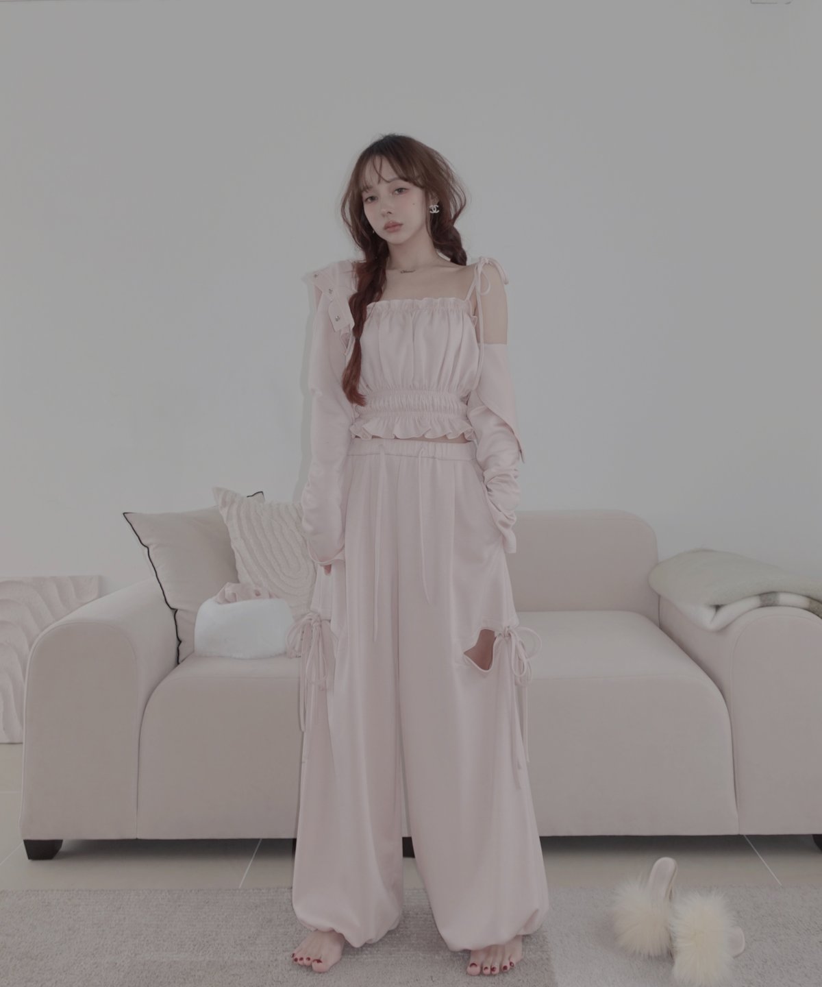 フリルキャミソール/Frill Camisole | FICTION TOKYO OFFICI