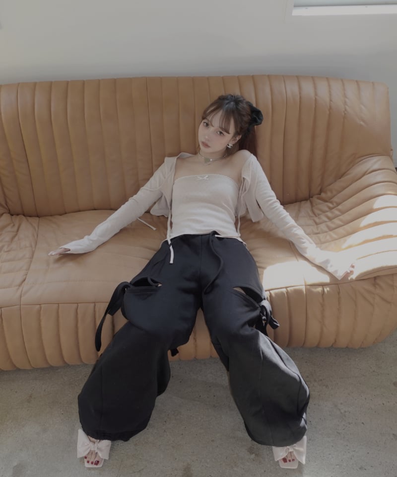 リボンカーディガン/Ribbon Cardigan | FICTION TOKYO OFFIC