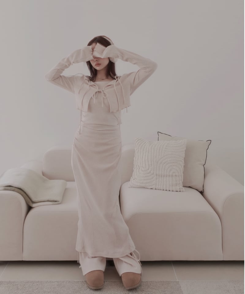 FICTION TOKYO サイドリボンシアーフレアパンツ fit=scale-down,w=1200