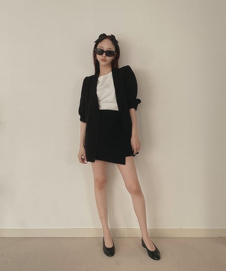 ラップミニスカート(インナーショートパンツ付き) /Wrap Mini Skirt( +inner Short Pants)