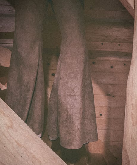 Fake Suede Flare Pants　スウェードフレアパンツ