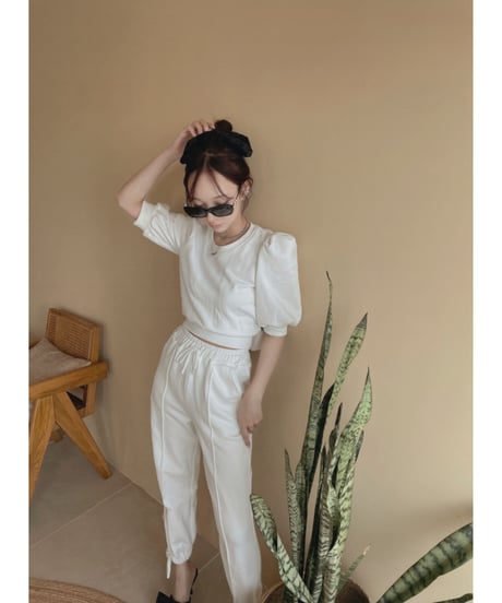 バックリボントップス / Back Ribbon Tops