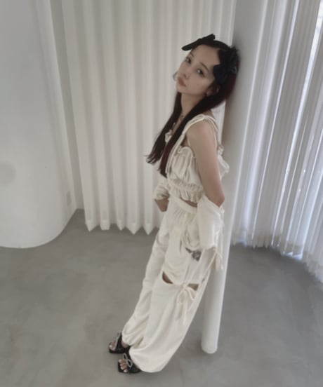 パイルフリルキャミソール / Pile Frill Camisole