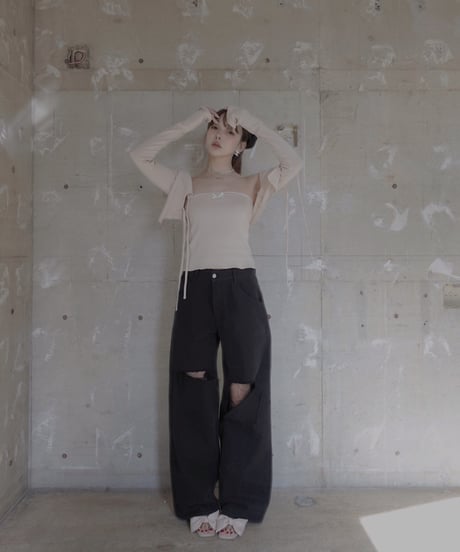 リボンカーディガン/Ribbon Cardigan
