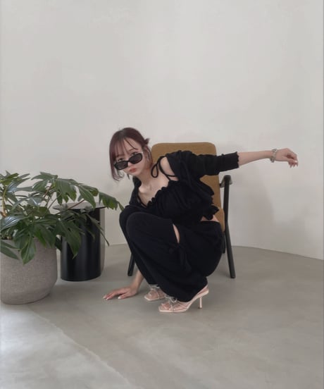 パイルサイドカットパンツ /Pile Side Cut Pants