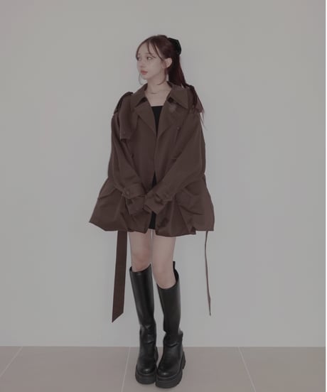 2Wayバルーントレンチコート / 2Way Balloon Trench Coat