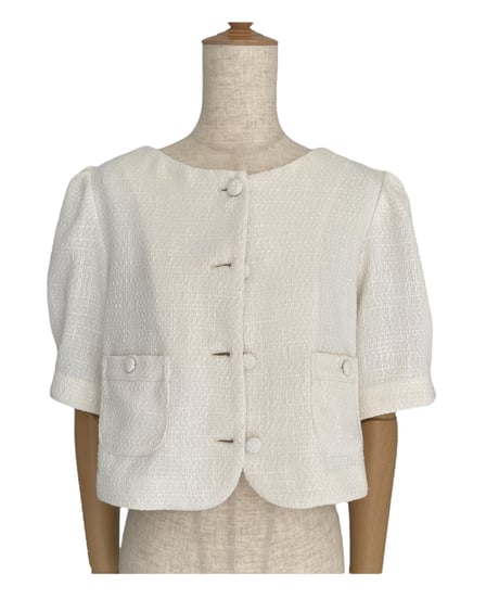 サマーツイードクロップドジャケット / Summer Tweed Cropped Jacket