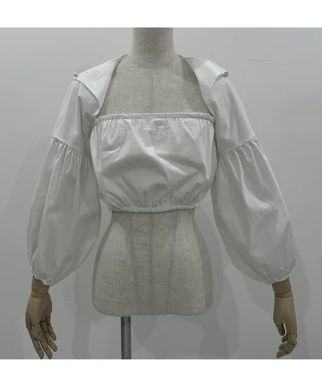 フリルビッグ襟ブラウス /   Fril Big Collar Blouse
