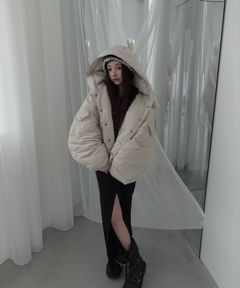 フーデッドナイロンボンバージャケット / Hooded Nylon Bomber フーデッドナイロンボンバージャケット / Hooded Nylon Bomber