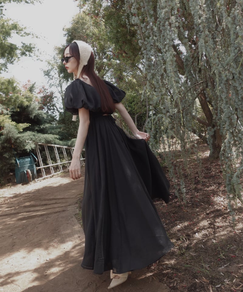 サマードレス　ロングワンピース　ゴールド　光沢　ドレープ　未使用 サマーロングドレス《Vol.2》 /Summer Long Dress《Vol.2》 | FI