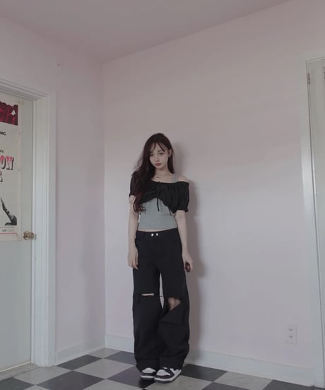 ［Black］2wayデニム / 2way Denim