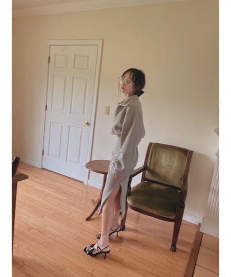 スリットスウェットスカート /Slit Sweat Skirt