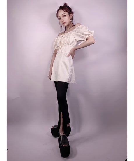 Emboss Tunic One-Piece　型押しチュニックワンピース