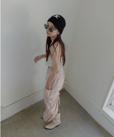 コットンレースリボントップ /　Cotton Race Ribbon Top