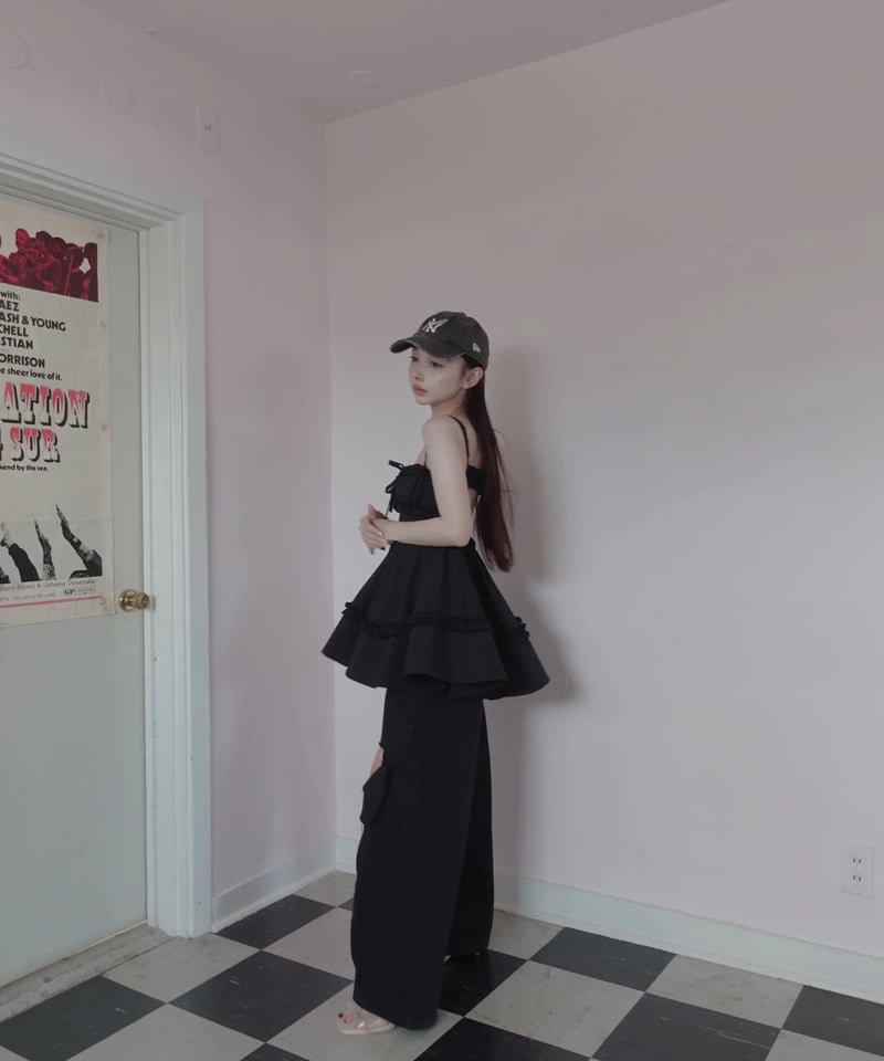 ❤【トゥビーシック】✨美品　チュニック　サックドレス　ブラック/黒　46 ❤【トゥビーシック】✨美品 チュニック サックドレス ブラック