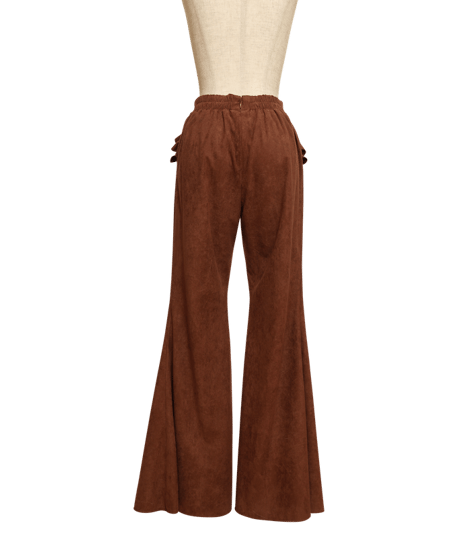 Fake Suede Flare Pants　スウェードフレアパンツ