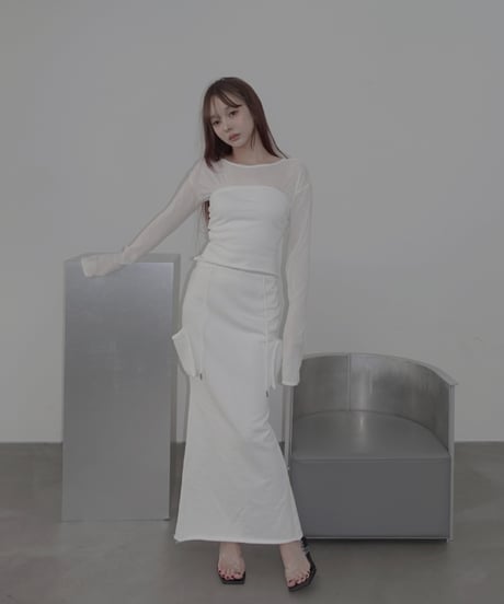 スウェットベアトップ /Sweat Bare Top