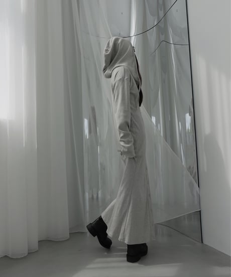 フードロングワンピース/Hooded Long One-Piece