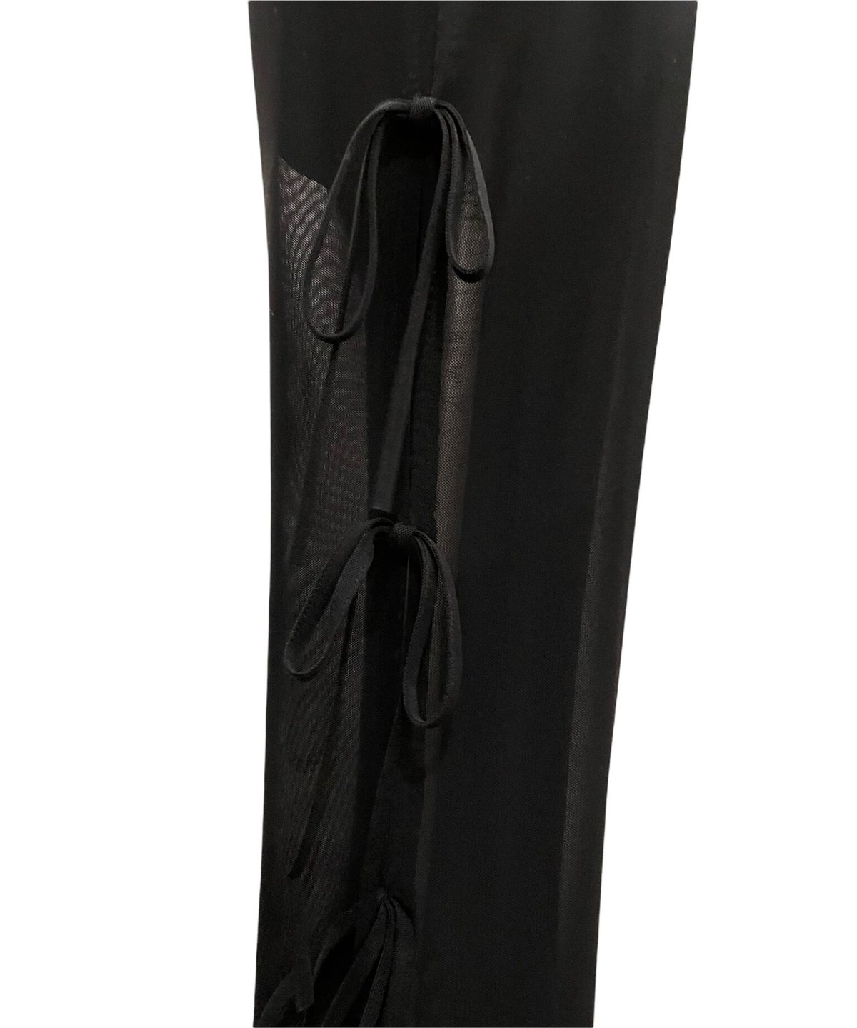 サイドリボンシアーフレアパンツ / Side Ribbon Sheer Flare Pants