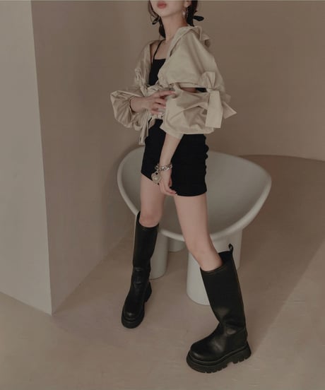 リブキャミソールワンピース / Rib Camisole One-Piece