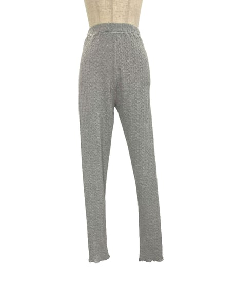 ケーブルパターンレギンス / Cable Pattern Leggings