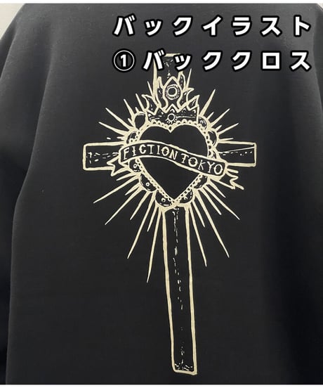 【ブラック】リプリントスウェット /Reprint Sweat