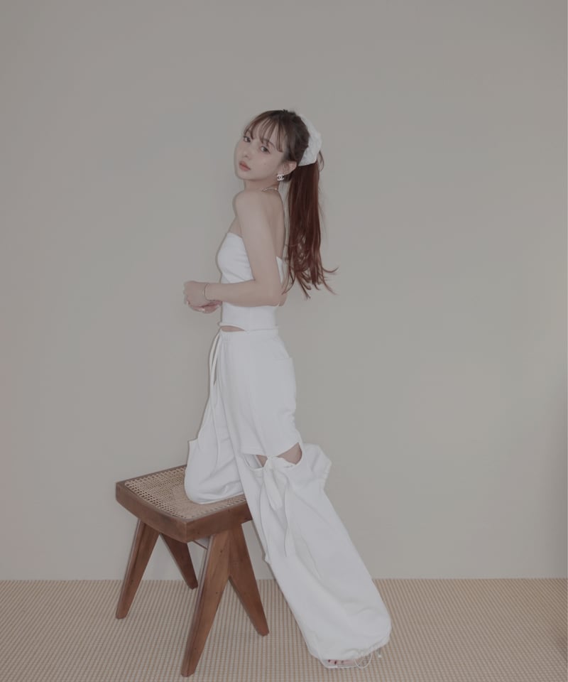 サイドカットスウェットパンツ/Side Cutting Sweat Pants | FICTI