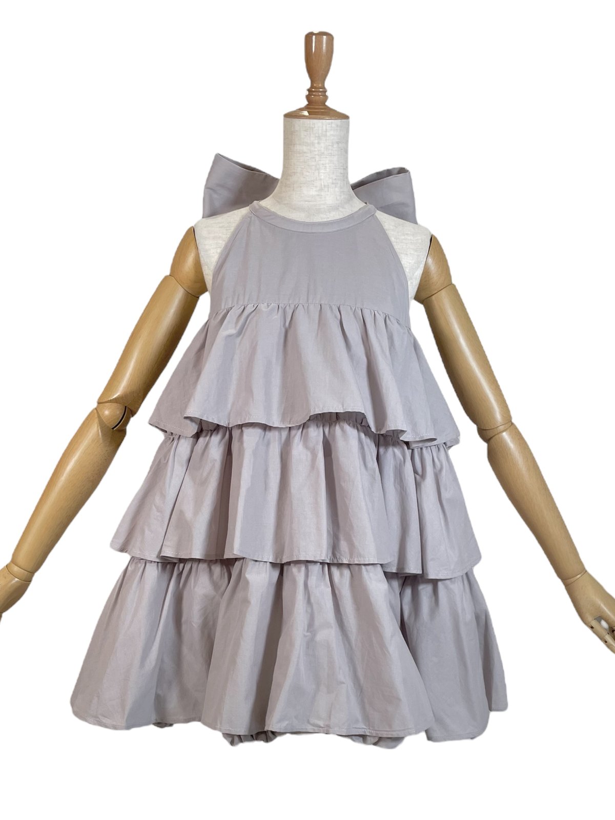 fiction tokyoバルーンチュニックワンピース 【Cloudy】 Cloudy】ティアードバルーンチュニックワンピース / Tiered Balloon Tu