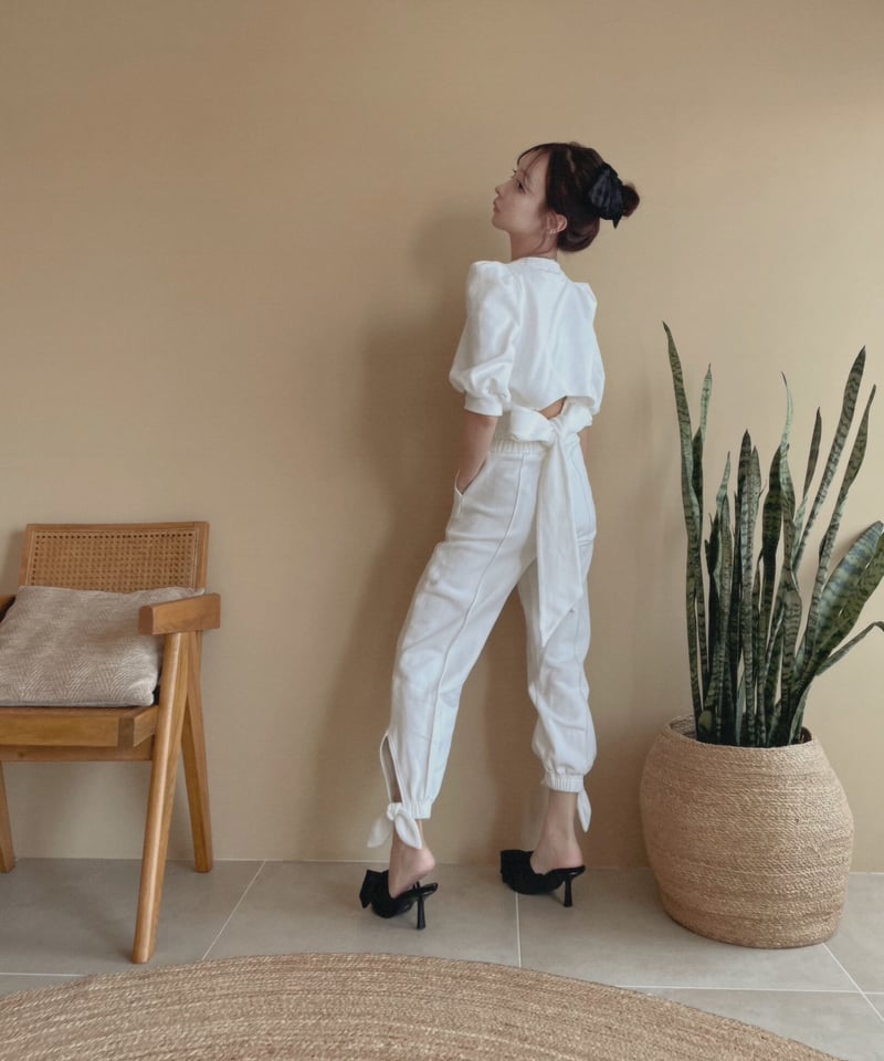 alors parisバックオープンクロップドリボンカットソー OUTLET】Roxy RISE & VIBE RIB LS クロップド丈 トップス @2buy
