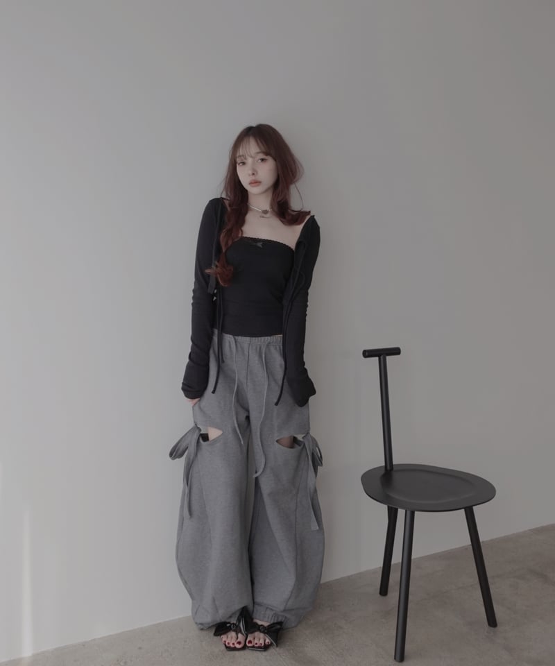 リボンカーディガン/Ribbon Cardigan | FICTION TOKYO OFFIC