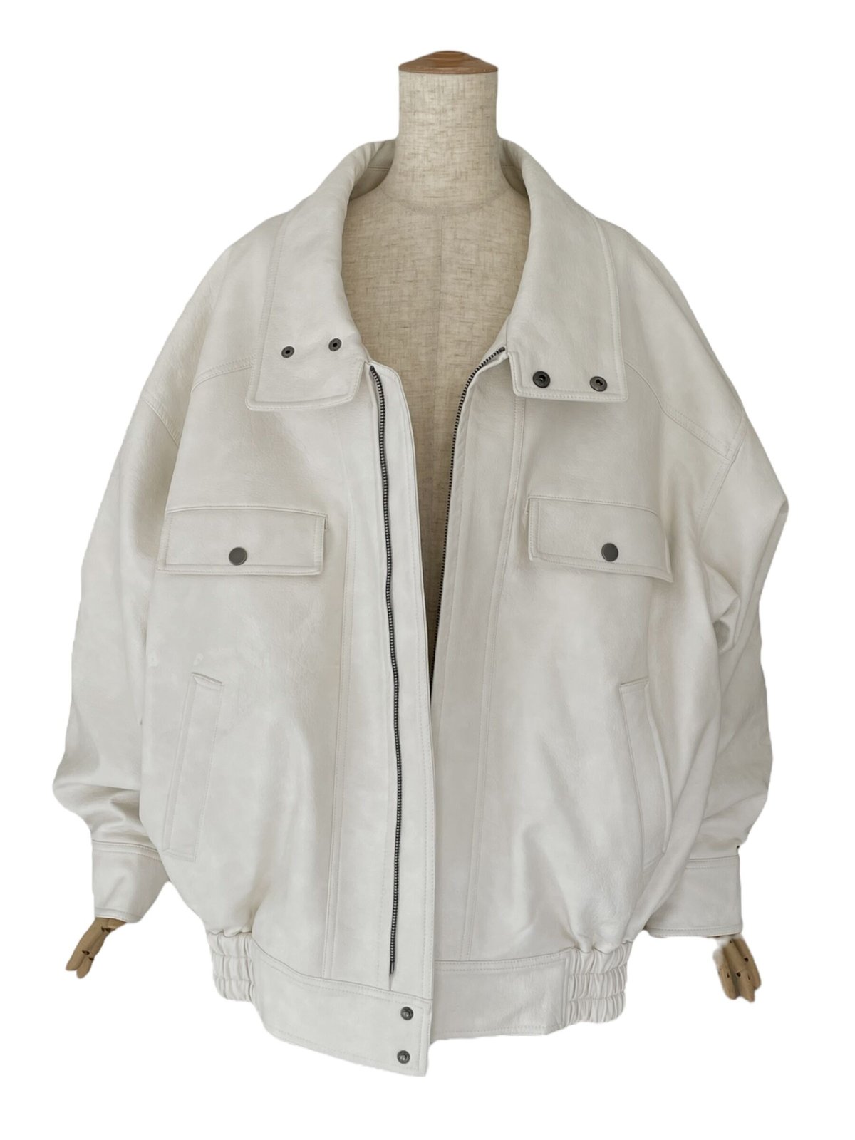 即完売！RADIANT select Fake leather blouson