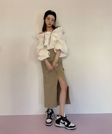 スリットカーゴスカート / Slit Cargo Skirt