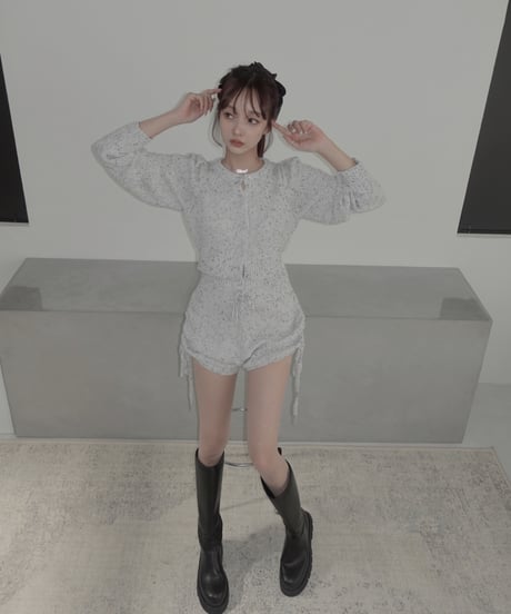フロントクロスニットカーディガン / Front Cross Knit Cardigan