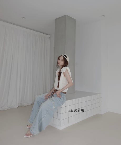 【LightBlue】バレルデニム / BarrelLeg Denim