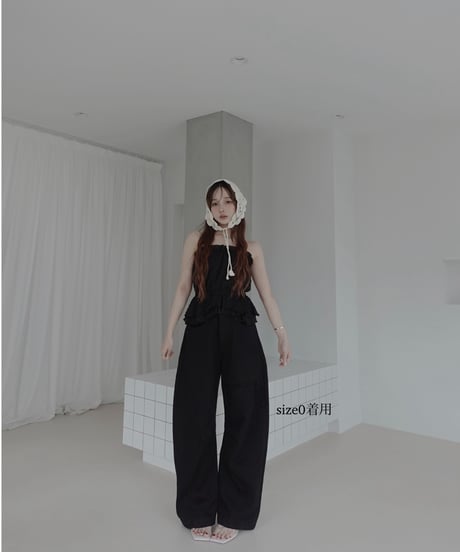 【Black】バレルデニム / BarrelLeg Denim