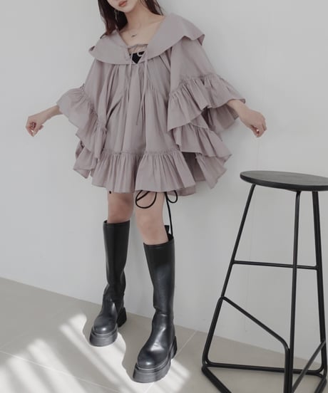 トラックソールロングブーツ / Track Sole Long Boots